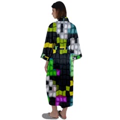 Maxi Satin Kimono 