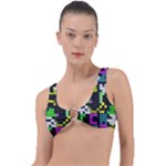Drawn squares                                                     Ring Detail Bikini Top