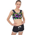 Drawn squares                                                    V-Back Sports Bra