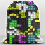 Drawn squares                                                     Large Drawstring Bag