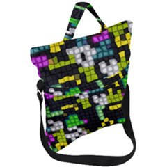 Fold Over Handle Tote Bag 