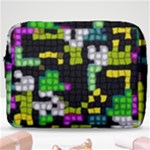 Drawn squares                                                     Make Up Pouch (Large)