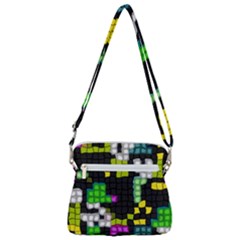 Zipper Messenger Bag 