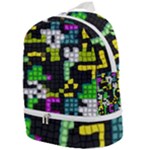 Drawn squares                                                 Zip Bottom Backpack