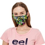 Drawn squares                                                 Crease Cloth Face Mask (Adult)