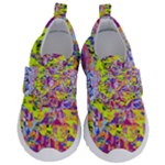 Green blue texture                                                     Kids  Velcro Strap Shoes