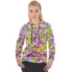 Green blue texture                                                   Women s Overhead Hoodie