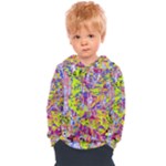 Green blue texture                                                    Kids  Overhead Hoodie