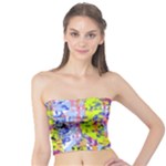 Green blue texture                                                      Women s Tube Top