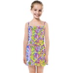 Green blue texture                                                     Kids Summer Sun Dress