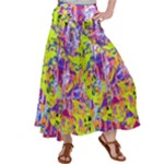 Green blue texture                                                     Satin Palazzo Pants