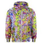 Green blue texture                                                      Men s Zipper Hoodie