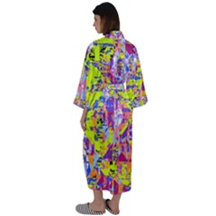 Maxi Satin Kimono 