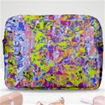 Green blue texture                                                      Make Up Pouch (Large)