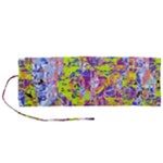 Green blue texture                                                   Roll Up Canvas Pencil Holder (M)