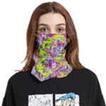 Green blue texture                                                 Face Covering Bandana (Two Sides)