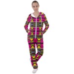 Pink yellow green shapes                                                     Women s Tracksuit
