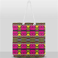 Full Print Rope Handle Tote (Large) 