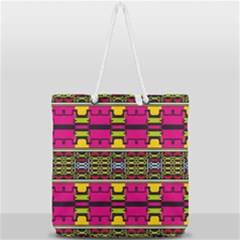 Full Print Rope Handle Tote (Large) 