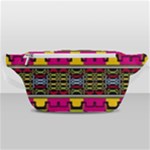 Pink yellow green shapes                                                   Waist Bag