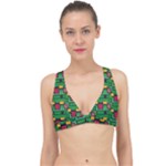 Rectangles on a green background                                                      Classic Banded Bikini Top