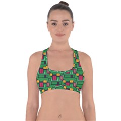 Cross Back Hipster Bikini Top  