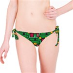 Rectangles on a green background                                                        Bikini Bottom