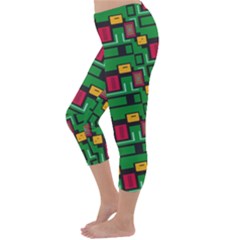 Capri Winter Leggings Back Capri Winter Leggings Back
