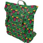 Rectangles on a green background                                                        Buckle Up Backpack