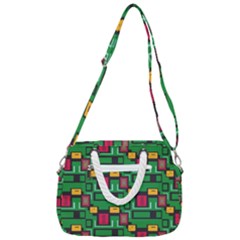 Rope Handles Shoulder Strap Bag 