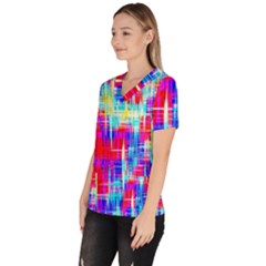Women s V-Neck Scrub Top 