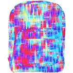 Red blue messy stripes                                                       Full Print Backpack