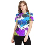 Shaky shapes                                                          Men s Short Sleeve Rash Guard