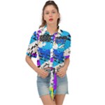 Shaky shapes                                                          Tie Front Shirt