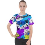 Shaky shapes                                                        Women s Sport Raglan Tee