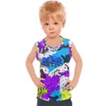 Shaky shapes                                                        Kids  Mesh Tank Top