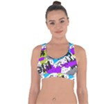 Shaky shapes                                                             Cross String Back Sports Bra