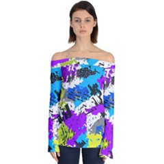 Off Shoulder Long Sleeve Top 