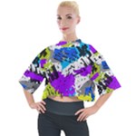 Shaky shapes                                                        Mock Neck Tee