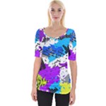 Shaky shapes                                                          Wide Neckline Tee