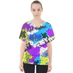 Shaky shapes                                                         V-Neck Dolman Drape Top