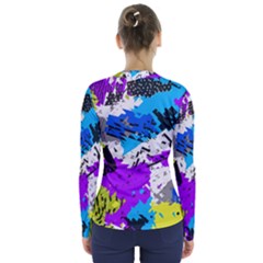 V-Neck Long Sleeve Top 