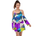 Shaky shapes                                                             Kimono Sleeves Boho Dress