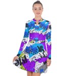 Shaky shapes                                                             Long Sleeve Panel Dress
