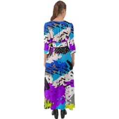 Button Up Boho Maxi Dress 