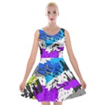 Shaky shapes                                                          Velvet Skater Dress