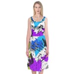 Shaky shapes                                                         Midi Sleeveless Dress