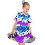 Shaky shapes                                                       Kids  Short Sleeve Shirt Dress