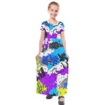 Shaky shapes                                                        Kids  Short Sleeve Maxi Dress