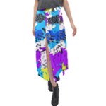 Shaky shapes                                                              Velour Split Maxi Skirt